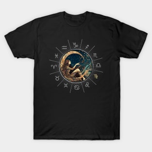 ZODIAC Virgo - Astrological VIRGO - VIRGO - ZODIAC sign - Van Gogh style - 2 T-Shirt